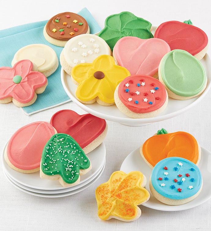 Buttercream Frosted Cut-out Cookie of the Month Club - Pay-as-you-go – 12 cookies